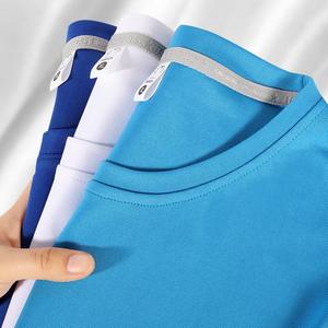 Camisetas Lisas de Poliéster de Secado Rápido de Alta Calidad con Logotipo Personalizado, Casuales de Verano, Nueva Moda para Hombre, Venta al por Mayor del Fabricante - Product Image 2