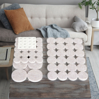Vente chaude Meubles Glissades Chaise Autocollant Feutre Pad avec Design rond et Carré pour La Décoration Intérieure et Bureau Meubles Pads