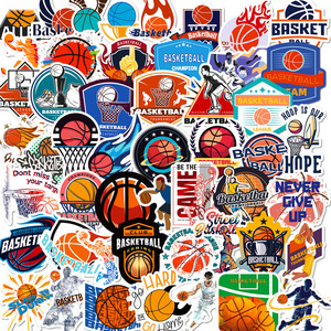 สติกเกอร์บาสเก็ตบอลลายกราฟฟิตี สไตล์อเมริกัน สำหรับกีฬาใหม่ NBA ลายดาวบาสเก็ตบอล - Product Image 1