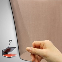 Lámina de Transferencia de Calor de PTFE Resistente al Calor de Tamaño Personalizado para Máquina de Prensa de Calor, Alfombrilla Antiadherente Multifunción de Grado Alimenticio