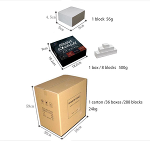 288 blocs de craie antidérapante pour la gym et le sport, en <span class=keywords><strong>carbonate</strong></span> de carbone et de <span class=keywords><strong>magnésium</strong></span>, bloc de craie antidérapant ASMR - Product Image 6