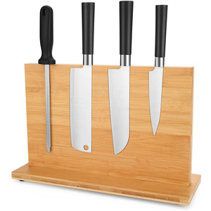 Porte-couteaux multifonctionnel sur mesure avec support magnétique double face puissant, adapté à la maison et à la cuisine. - Product Image 3
