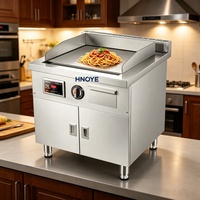 Plaque de cuisson à induction pour cuisine ouverte 12 kW, facile à nettoyer, pour la cuisson de hamburgers, de steaks et de riz frit