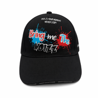 Casquette de baseball vintage tendance avec image formelle, OEM, motif graffiti, slogan créatif imprimé, respirante, imperméable, 100 % coton, style trucker