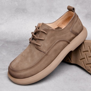Scarpe da <span class=keywords><strong>uomo</strong></span> in pelle bovina di prima qualità, stile business, retrò con lacci, suola morbida e traspirante, autunnali - Product Image 4