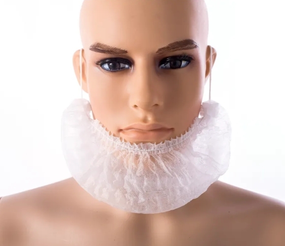 9g Disposable Non Woven PP Beard Cover Beard Net Cover
