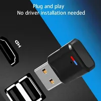 Adaptateur audio Bluetooth pour casque d'écoute sans fil Récepteur pour console de jeu Ps5/ps4 Casque PC 2 en 1 USB Bluetooth 5.3 Dongle