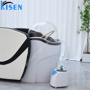 KISEN Mesa de Masaje Japonesa 2 en 1, Portátil, para Peluquería, Lavado de Cabello, con Lavabo de Circulación de Agua - Product Image 5