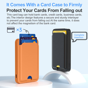 พาวเวอร์แบงค์แม่เหล็กไร้สาย 5000mAh พร้อมที่ใส่บัตรสำหรับนาฬิกา ชาร์จเร็ว - Product Image 2