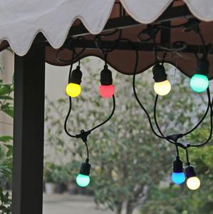 Bombilla LED de colores RGB G45, resistente al agua IP65, para puerta <span class=keywords><strong>exterior</strong></span>, diwali, patio, cafetería, <span class=keywords><strong>guirnalda</strong></span> de <span class=keywords><strong>luz</strong></span> - Product Image 1