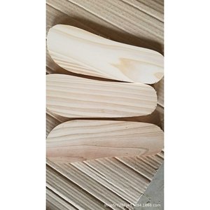 Suelas de madera maciza para zapatos, talla 37, plantillas de masaje de madera de cedro, soporte cómodo para los pies, para zapatos - Product Image 1