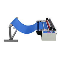 Autocollants de tissu de flocage de papier huileux, Machine de coupe de rouleau de sangle de cuir, Machine de coupe de rouleau à feuille