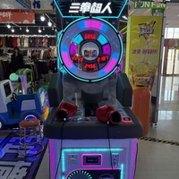 Machine de jeu de boxe d'arcade avec lecteur de cartes, options de jeu multiples, version cadeau et tickets, machine de frappe pour centre de jeux