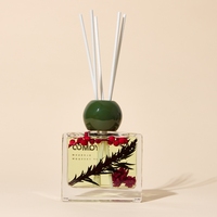 Ensemble de diffuseur de parfum pour la maison de luxe, huile essentielle naturelle, parfum longue durée, sans BPA, bouteille en verre écologique, floral