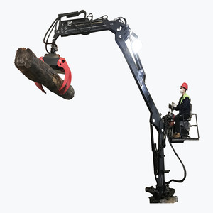 Remolque forestal RIMA de pluma <span class=keywords><strong>recta</strong></span> y grúa Z con acero de alta calidad y estructura optimizada para agricultores y silvicultores - Product Image 3