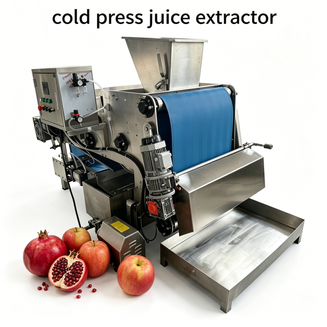 Professional Industrial Cold Press Juicer Pomegranate Juice Belt Type Press Machine