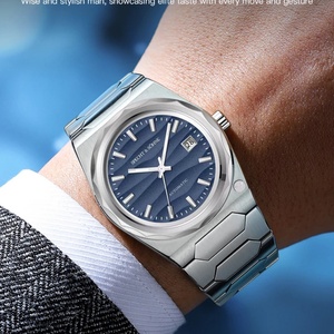 2025 High Quality SP222 Elegant Automatic <b>Watch</b> for Men Blue Color <b>Mechanical</b> <b>Watches</b> 50M Waterproof Reloj Hombre - Product Image 4