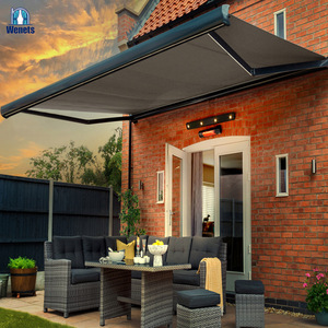 LEDライト付き折りたたみ式天蓋リモコン式天幕式天幕屋外フルカセット - Product Image 4