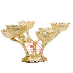 Vaisselle bol de service pour centres de Table décorations vente chaude bol de Fruits en Aluminium Antique en or à vendre - Product Image 1