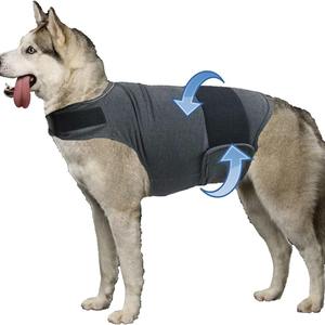 Vêtements <span class=keywords><strong>pour</strong></span> animaux de compagnie Gilet thermique <span class=keywords><strong>pour</strong></span> chiens couette anti-anxiété Veste d'effarouchement anti-tempête respirante - Product Image 4