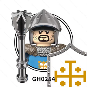 Thời Trung Cổ người lính và quân sự hiệp sĩ hành động con số Đồ chơi khối xây dựng Robot chủ đề Nhựa Chiến tranh Ngựa trẻ em 'món quà đồ chơi - Product Image 3