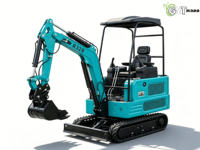 Mini-excavatrice sur chenilles R328 de 2,8 tonnes, avec moteur, engrenages et roulements, machine compacte pour le terrassement agricole et de jardin, petite pelle.