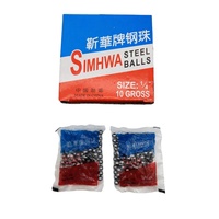 SIMHWA 1/4 Inch 6.35mm 144 Pcs 1/8 3/16 5/32 Bola Baja Longgar untuk Bearing Hub Headset Bottom Bracket Sepeda MTB Road City Steel Ball