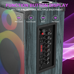 SING-E Jqs910l Xách Tay Cao cấp Ngoài Trời Bằng Gỗ Barra De Sonido Bocinas Bt Guitar Khuếch Đại Loa Hệ Thống Âm Bass Âm Nhạc Hộp - Product Image 5