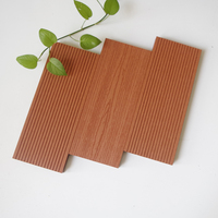 Planche de terrasse en WPC à trous carrés - Revêtement de sol composite bois-plastique imperméable pour jardin et terrasse extérieurs