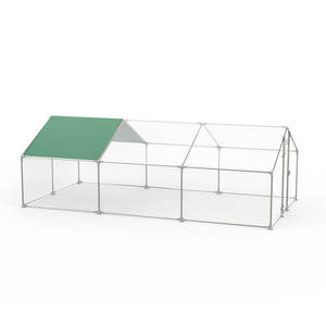 Poulailler d'extérieur en cage pour volailles Poulailler pour cour avec couverture imperméable, Cage d'habitat pour <span class=keywords><strong>canards</strong></span> et lapins Spi - Product Image 4