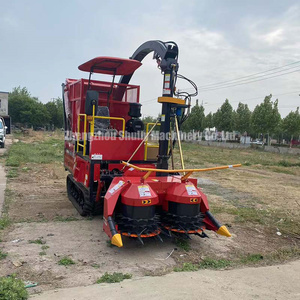 Kanatlı çiftlik hayvan yemi Napier ekin hasat makinesi büyük silaj yem çim hasat için çim biçme makinesi ekin hasat makinesi - Product Image 5