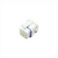 Conectores de Carcasa de Enchufe Automotriz de 9 Pines de Latón y Nylon 7091A-1.8-21, Resistentes al Agua