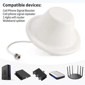 Antena Omnidireccional de Techo Tipo Domo para 4G 5G LTE, 698-2700MHz, con Cable RG58 y Conector N-Hembra - Product Image 2