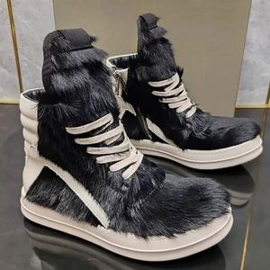 Chaussures montantes décontractées pour hommes de haute qualité, style rétro en toile, pour le skateboard urbain, de luxe et de mode, Ricks Sports Shoes - Product Image 4