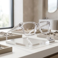 Montures de lunettes carrées, montures de lunettes à bordure complète, lunettes optiques unisexes, monture optique en acétate tendance, lunettes pour un usage quotidien