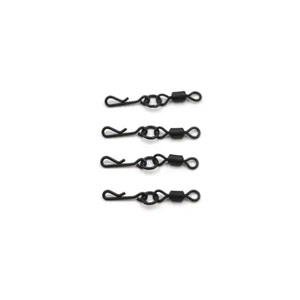 20 pièces/sac Accessoires de pêche à la <span class=keywords><strong>carpe</strong></span> Émerillon de pêche à la <span class=keywords><strong>carpe</strong></span> allongé à changement <span class=keywords><strong>rapide</strong></span> avec mousqueton en forme de Q - Product Image 5