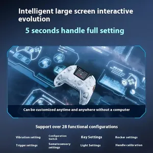 Với <span class=keywords><strong>2</strong></span> <span class=keywords><strong>inch</strong></span> màn hình beitong kunpeng 50 thông minh không dây Gamepad di động trò chơi điều khiển cho hơi PC màu xanh-răng phím điều khiển - Product Image 5
