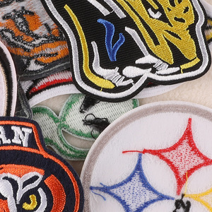 Toppe Ricamate Personalizzate con <span class=keywords><strong>Logo</strong></span> Sportivo NFL Senza MOQ, Design Personalizzato per Abbigliamento - Product Image 2