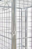 500KG Capacité de chargement Double logistique en forme de U Manipulation Conteneur à rouleaux en acier Conteneur à roulettes au meilleur prix