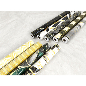 Autocollants muraux en mousse marbrée, autocollants adhésifs, imperméables, amovibles, rouleau de papier peint, panneaux muraux anti-huile et anti-salissures <span class=keywords><strong>pour</strong></span> chambre d'hôtel - Product Image 5
