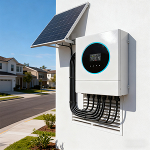 Prix direct usine – Onduleur solaire hybride monophasé 4000W pour applications commerciales et industrielles, connecté au réseau et hors réseau - Product Image 1