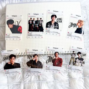 Tarjetas Transparentes de Alta Definición del <span class=keywords><strong>Nuevo</strong></span> Álbum del Tour Mundial de Ídolos de K-pop 2026, 8 Piezas/Juego, Mercancía Kpop, Fototarjetas, Tarjetas de PVC - Product Image 3