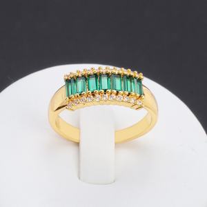 Anillos de Boda JXX en Oferta, Anillos de Mujer de Moda con Incrustaciones de Piedras Multicolores y Baño de Oro de 24k, con Circonita - Product Image 5