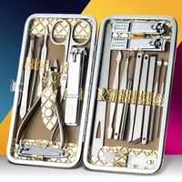 Juego de Manicura de Acero Inoxidable con Múltiples Especificaciones, Kit de Herramientas para el Cuidado de las Uñas en Casa, Juego de Cortaúñas al por Mayor