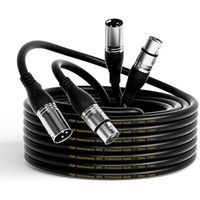 Câble audio équilibré de qualité supérieure, connecteur XLR, câble de microphone OFC, faible bruit