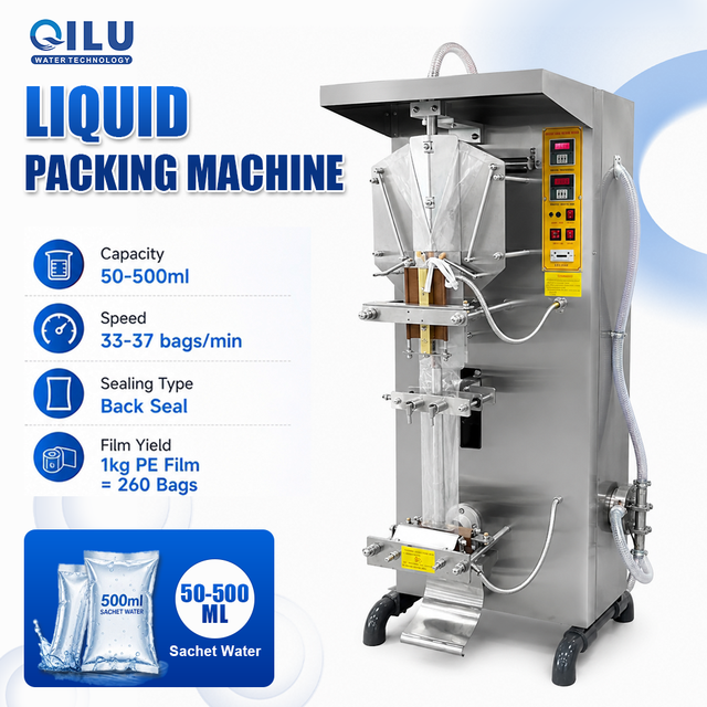 Factory Manufacture Automatic Bagged Pouch Packaging Machine Liquid Filling Sealing Wrapping Machine