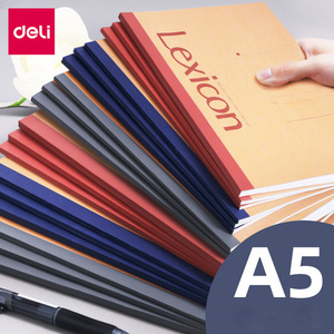 Cuaderno Deli Lexicon A5 con Encuadernación Inalámbrica para Estudiantes y Oficina - Product Image 1