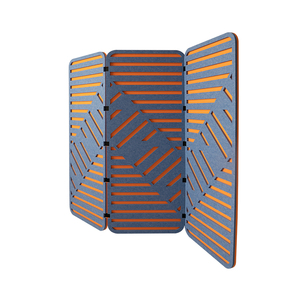 Professional Factory European Standard Eco-friendly Engraving PET Acoustic Space <strong>Partition</strong> for Office - Product Image 1