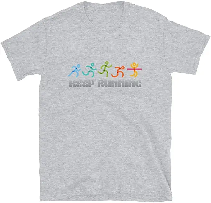 Event Sports Custom Screen Printing Logo Design Polyester Cotton Running Marathon Men Short Sleeve T Shirt
