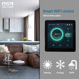 Chauffe-eau commercial à pompe à air avec onduleur, alimentation solaire et électrique, R290/R32, 8-18 kW, <span class=keywords><strong>chauffage</strong></span>/refroidissement pour usage extérieur - Product Image 4